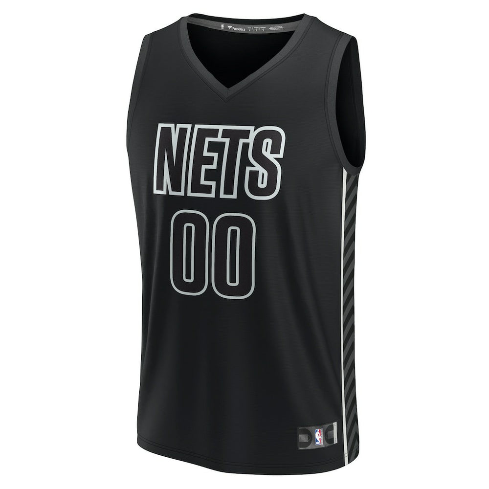 Brooklyn Nets Custom Fast Break Jersey Statement Edition Black - NBA