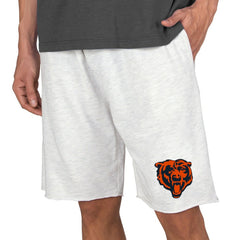 Chicago Bears Concepts Sport Mainstream Terry Shorts Oatmeal | NFL