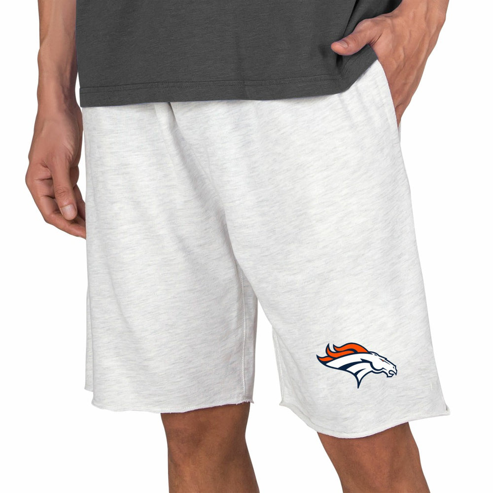 Denver Broncos Concepts Sport Mainstream Terry Shorts Oatmeal | NFL