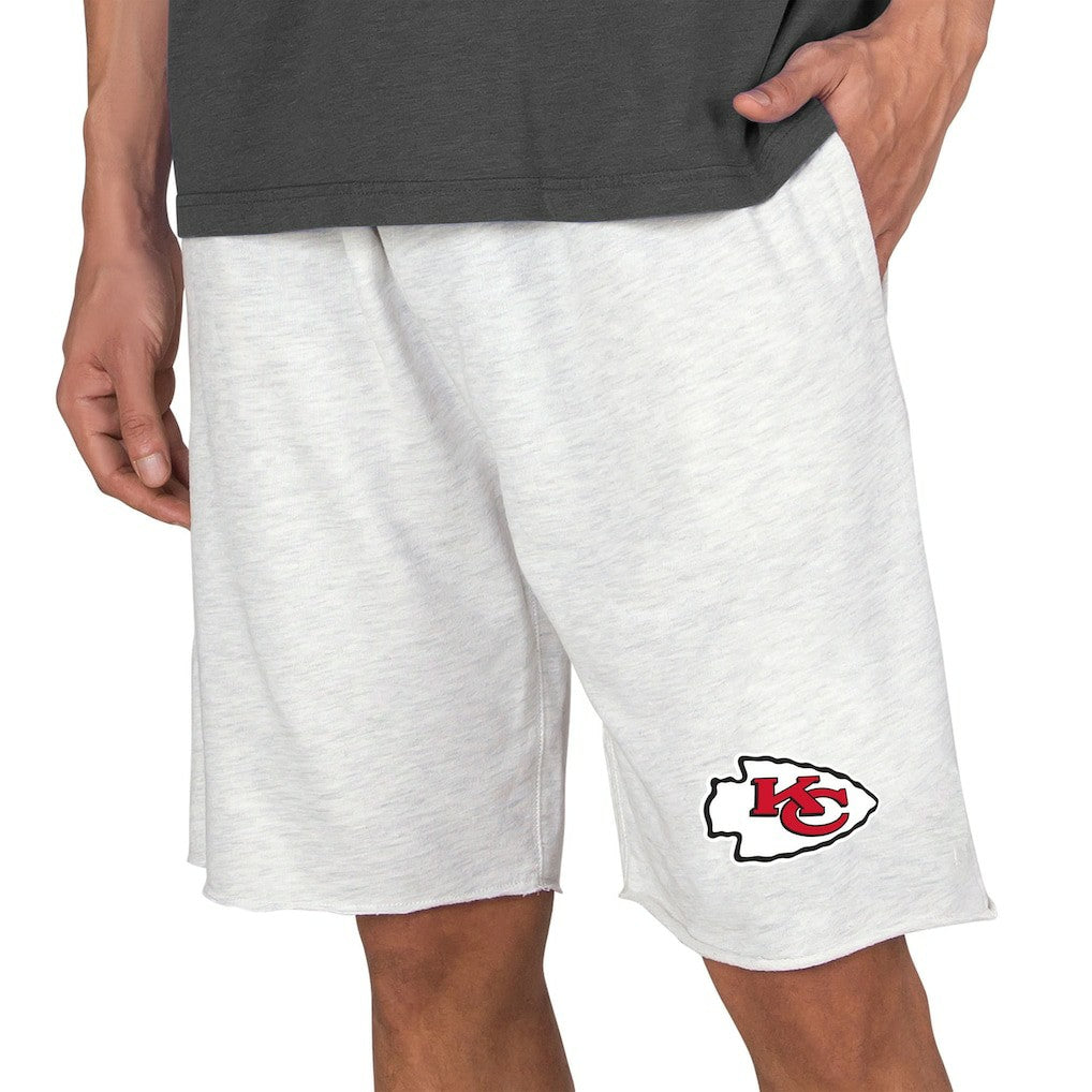 Kansas City Chiefs Concepts Sport Mainstream Terry Shorts Oatmeal | NFL