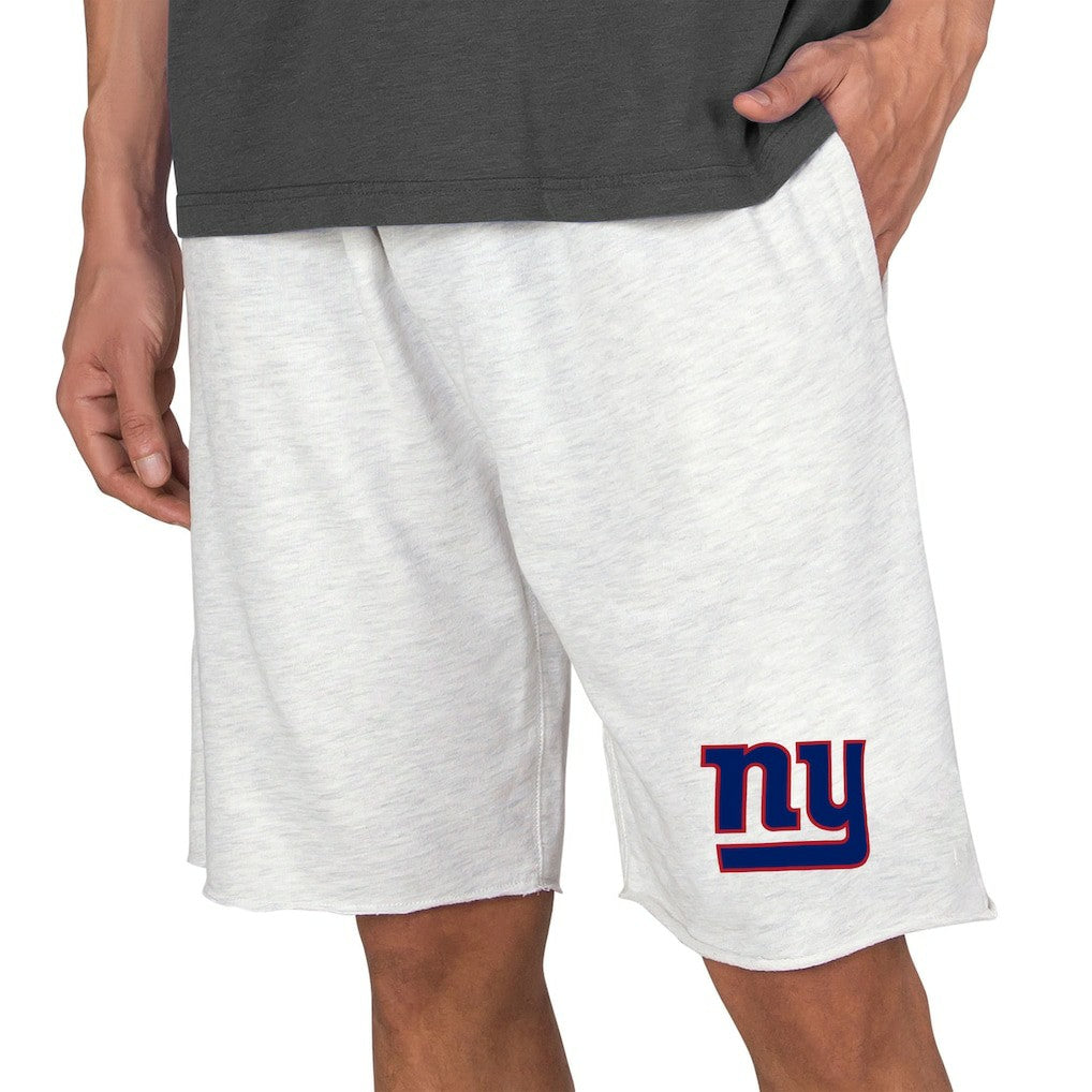 New York Giants Concepts Sport Mainstream Terry Shorts Oatmeal | NFL