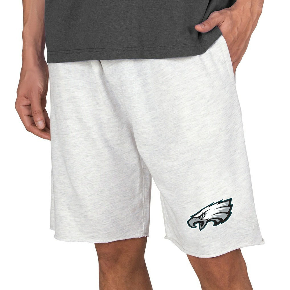 Philadelphia Eagles Concepts Sport Mainstream Terry Shorts Oatmeal | NFL