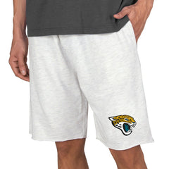 Jacksonville Jaguars Concepts Sport Mainstream Terry Shorts Oatmeal | NFL