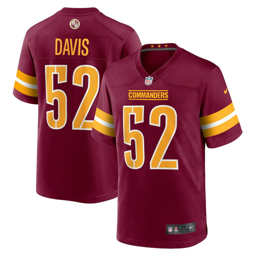 Jamin Davis Washington Commanders Player Game Jersey Burgundy | Nike for Sale