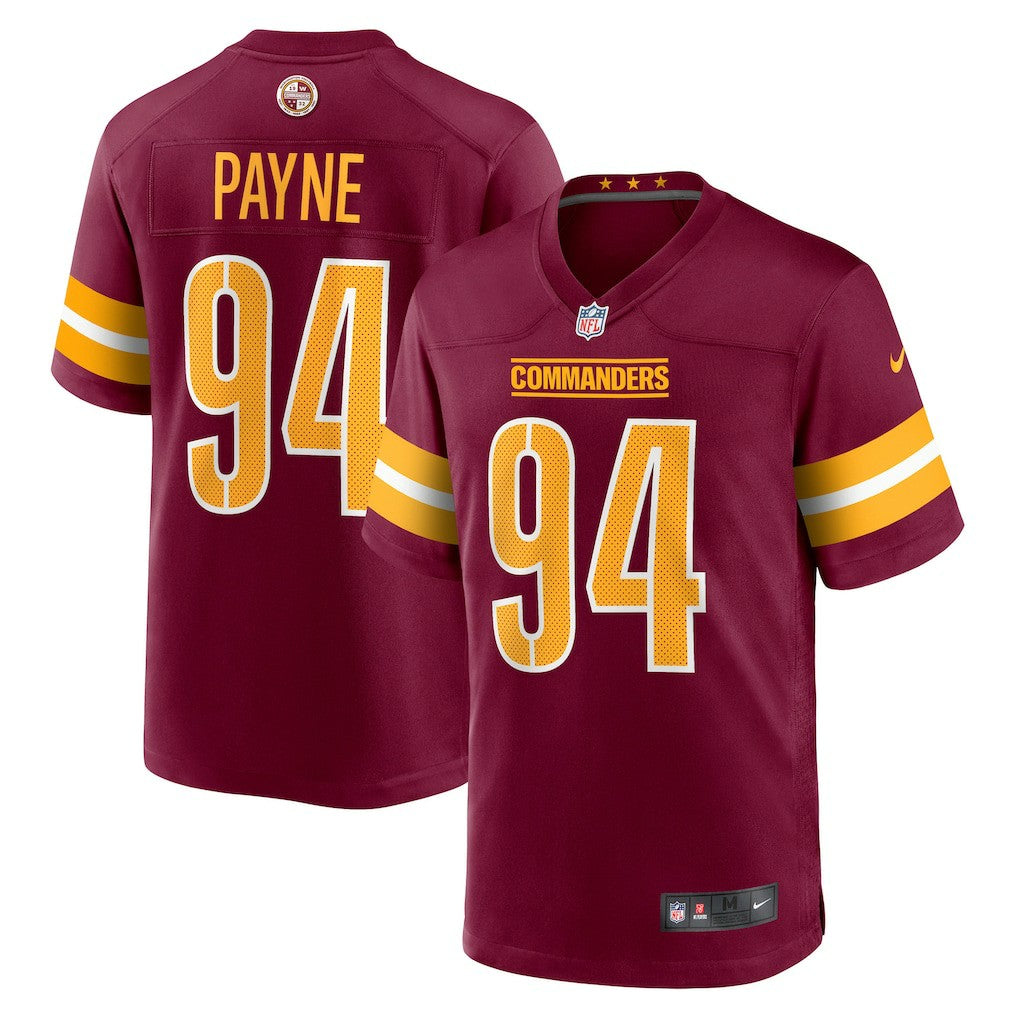 Daron Payne Washington Commanders Player Game Jersey Burgundy | Nike for Sale