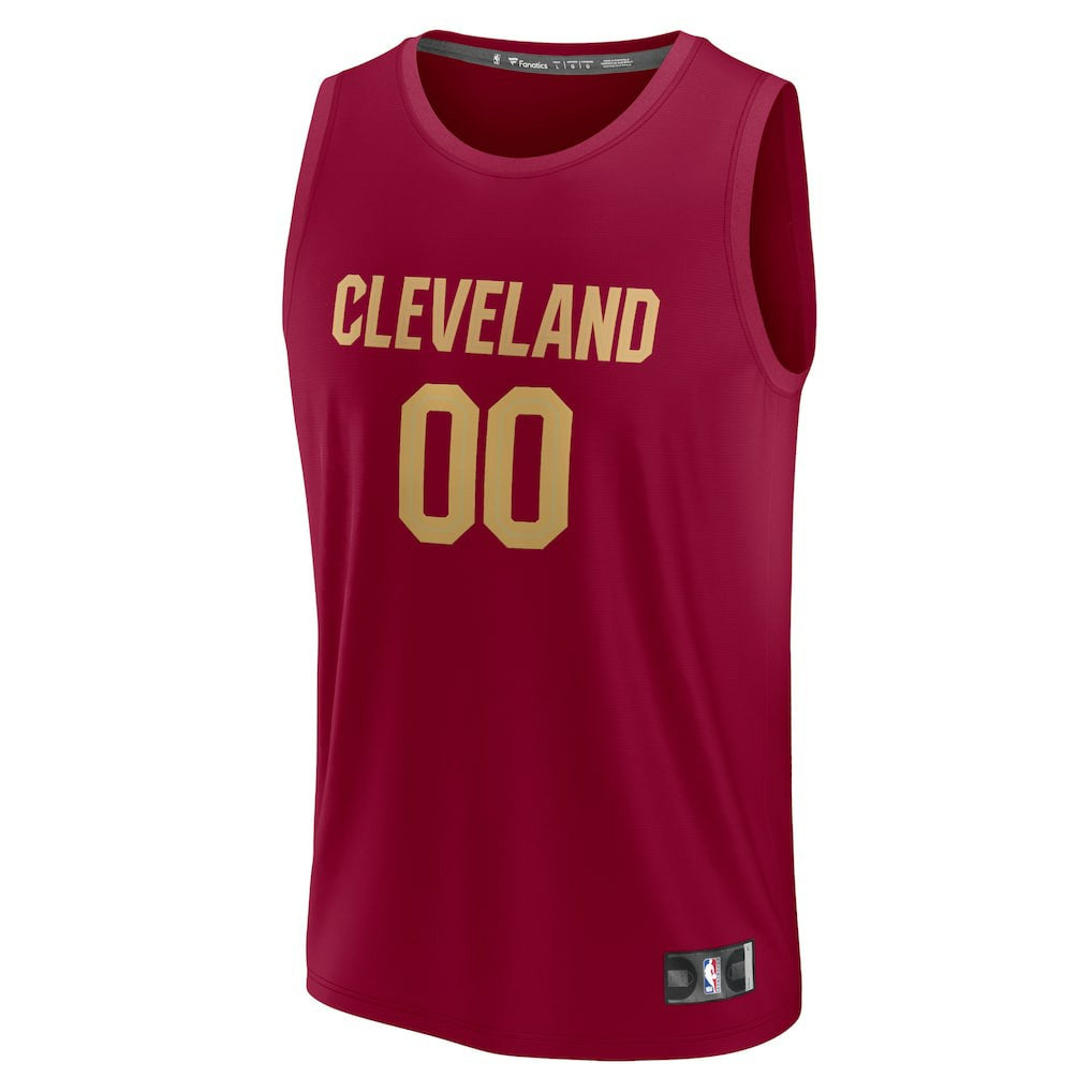 Cleveland Cavaliers Fast Break Custom Jersey Wine Icon Edition - NBA