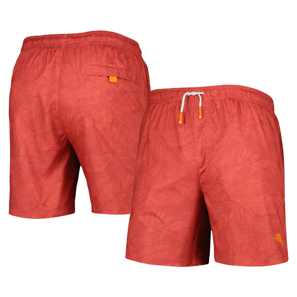 Los Angeles Angels Tommy Bahama Naples Layered Leaves Swim Trunks - MLB