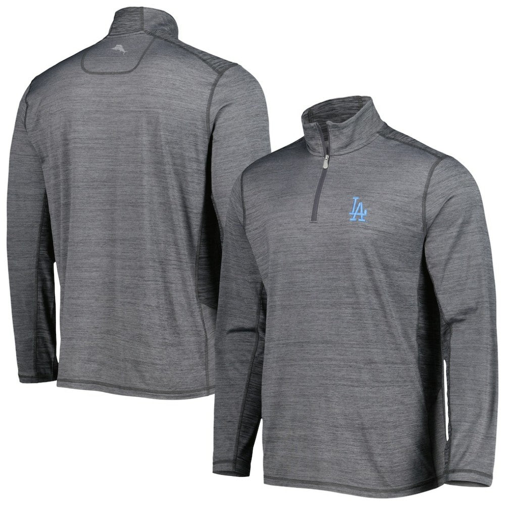 Los Angeles Dodgers Tommy Bahama Delray IslandZone Half-Zip Top - MLB