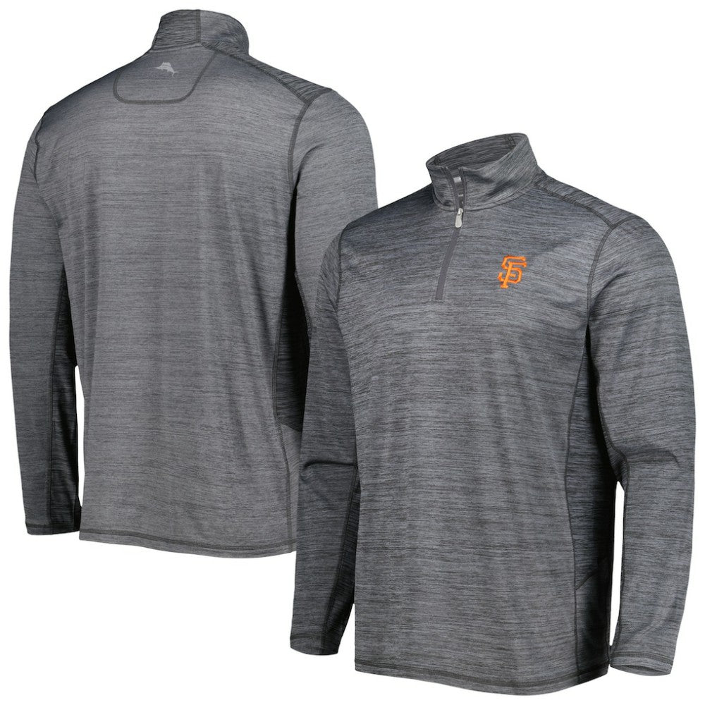 San Francisco Giants Tommy Bahama Delray IslandZone Half-Zip Top - MLB