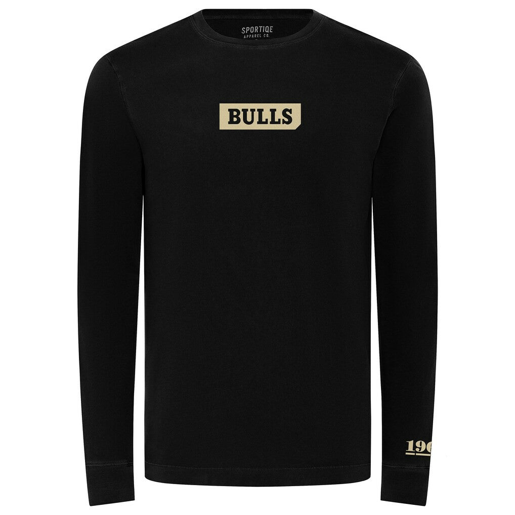 Chicago Bulls Sportiqe Unisex 1966 Collection Mohave Pullover Sweatshirt Black - NBA