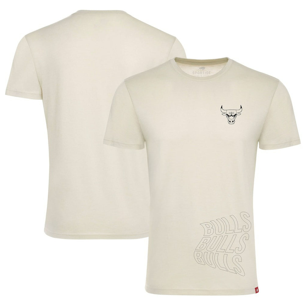 Chicago Bulls Sportiqe Unisex 1966 Collection Comfy Tri-Blend T-Shirt Cream - NBA