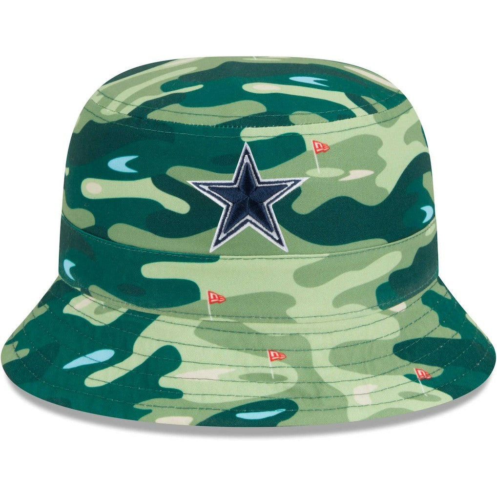 Dallas Cowboys New Era Reversible Bucket Hat Navy/Camo | NFL