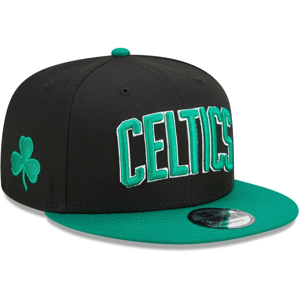 Boston Celtics Jersey Hook Statement Edition 9FIFTY Snapback Hat Black/Green - NBA