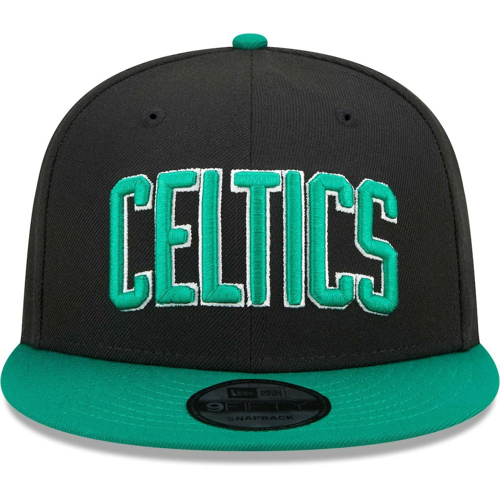 Boston Celtics Jersey Hook Statement Edition 9FIFTY Snapback Hat Black/Green - NBA