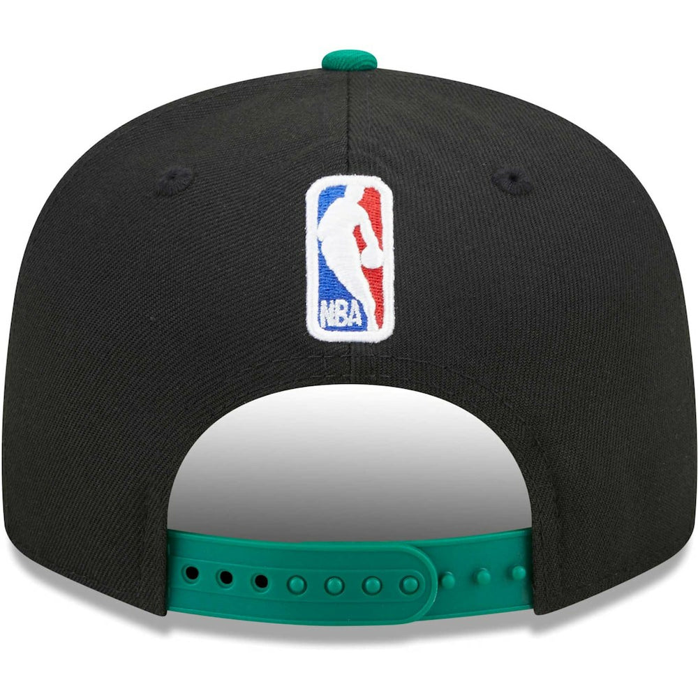 Boston Celtics Jersey Hook Statement Edition 9FIFTY Snapback Hat Black/Green - NBA