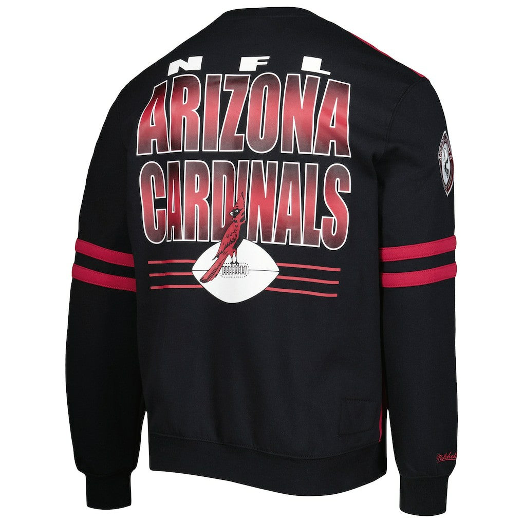 Arizona Cardinals All Over 2.0 Pullover Sweatshirt Cardinal | Mitchell & Ness