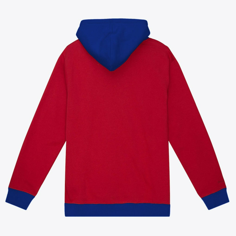 Buffalo Bills Big Face 5.0 Pullover Hoodie Red | Mitchell & Ness