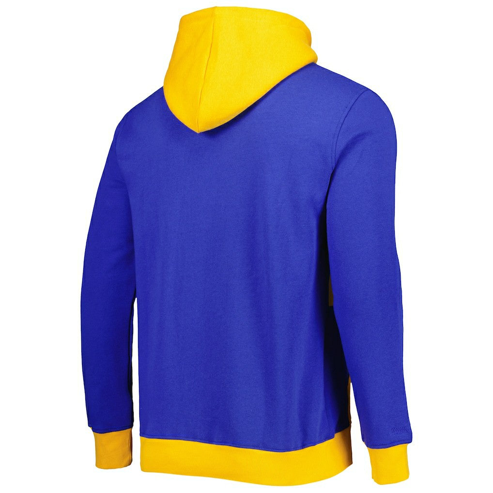 Los Angeles Rams Big Face 5.0 Pullover Hoodie Royal | Mitchell & Ness
