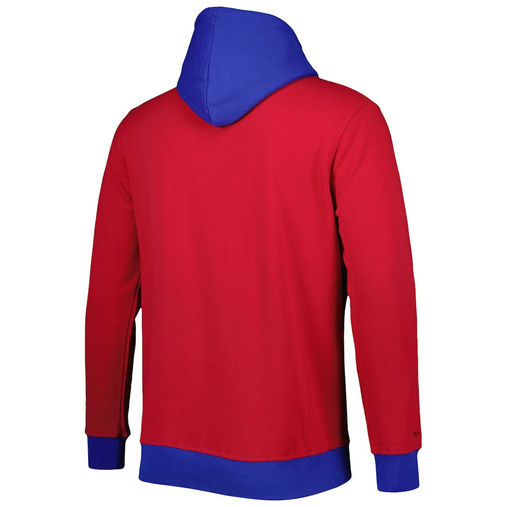 New York Giants Big Face 5.0 Pullover Hoodie Red | Mitchell & Ness