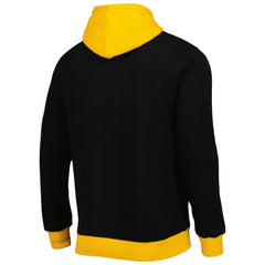 Pittsburgh Steelers Big Face 5.0 Pullover Hoodie Black | Mitchell & Ness