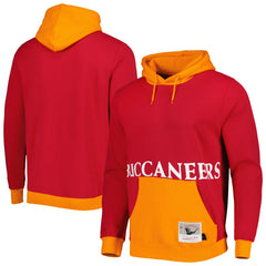 Tampa Bay Buccaneers Big Face 5.0 Pullover Hoodie Red | Mitchell & Ness