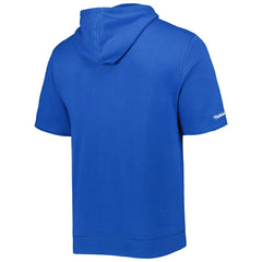 Los Angeles Rams Washed Short Sleeve Pullover Hoodie Royal | Mitchell & Ness