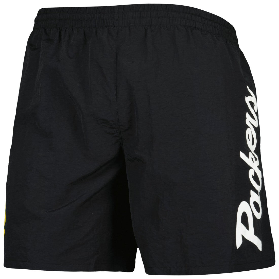 Green Bay Packers Team Essentials Nylon Shorts Black | Mitchell & Ness