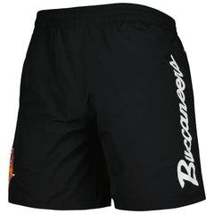 Tampa Bay Buccaneers Team Essentials Nylon Shorts Black | Mitchell & Ness