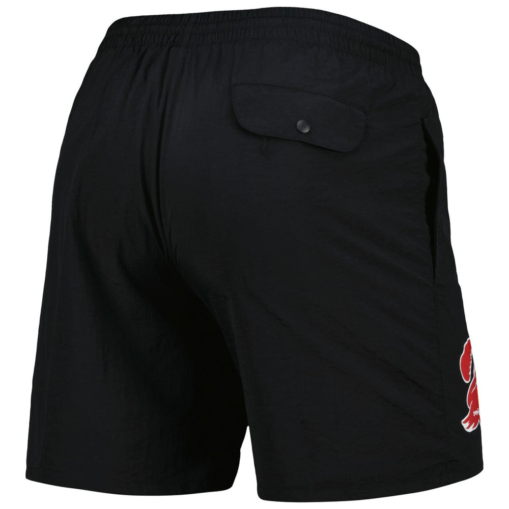 Tampa Bay Buccaneers Team Essentials Nylon Shorts Black | Mitchell & Ness