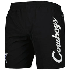 Dallas Cowboys Team Essentials Nylon Shorts Black | Mitchell & Ness