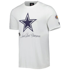 Dallas Cowboys New Era 5x Super Bowl Champions T-Shirt White | NFL