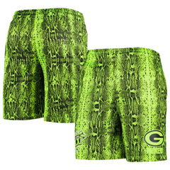 Green Bay Packers New Era Summer Pop Shorts Neon Green | NFL