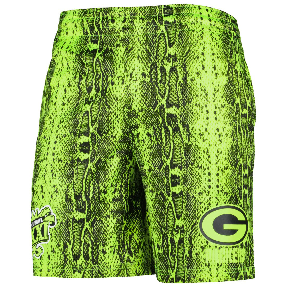 Green Bay Packers New Era Summer Pop Shorts Neon Green | NFL