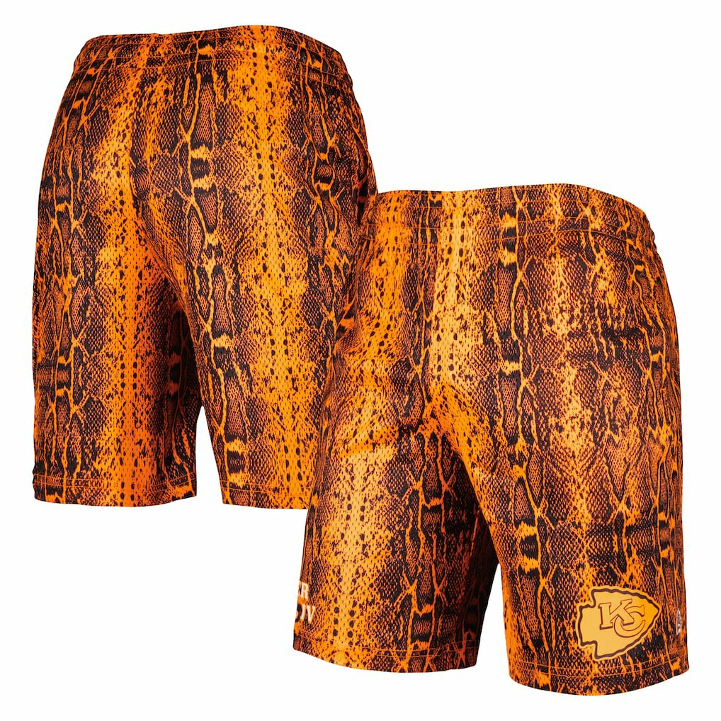 Kansas City Chiefs New Era Summer Pop Shorts Orange | NFL