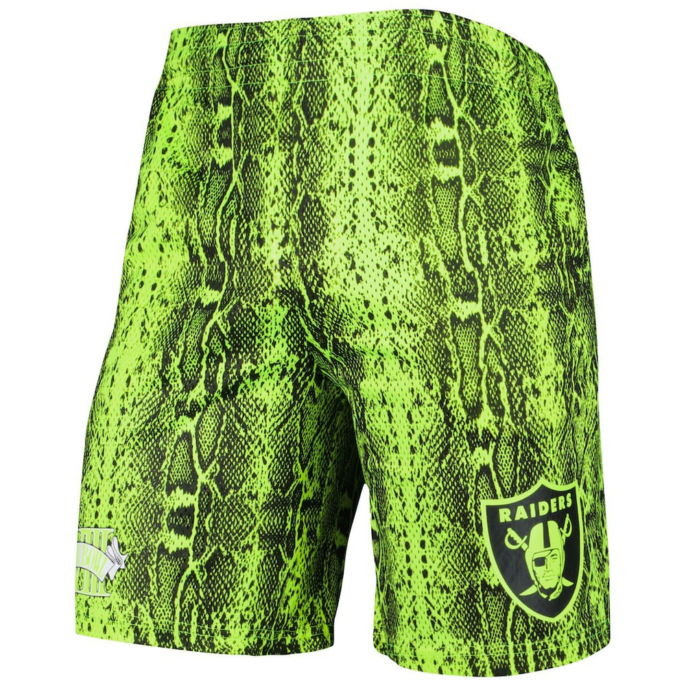 Las Vegas Raiders New Era Summer Pop Shorts Neon Green | NFL