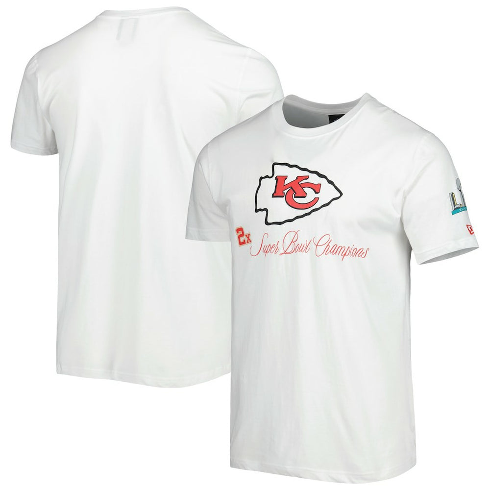 Kansas City Chiefs New Era Historic Champs T-Shirt White | NFL