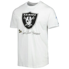 Las Vegas Raiders New Era Historic Champs T-Shirt White | NFL