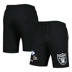 Las Vegas Raiders New Era Historic Champs Shorts Black | NFL