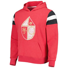 San Francisco 49ers '47 Legacy Premier Nico Pullover Hoodie Scarlet | 47 brand