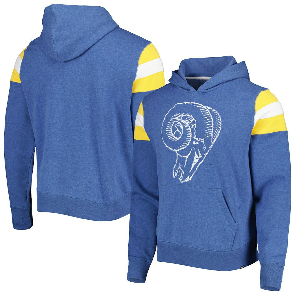 Los Angeles Rams '47 Legacy Premier Nico Pullover Hoodie Royal | 47 brand