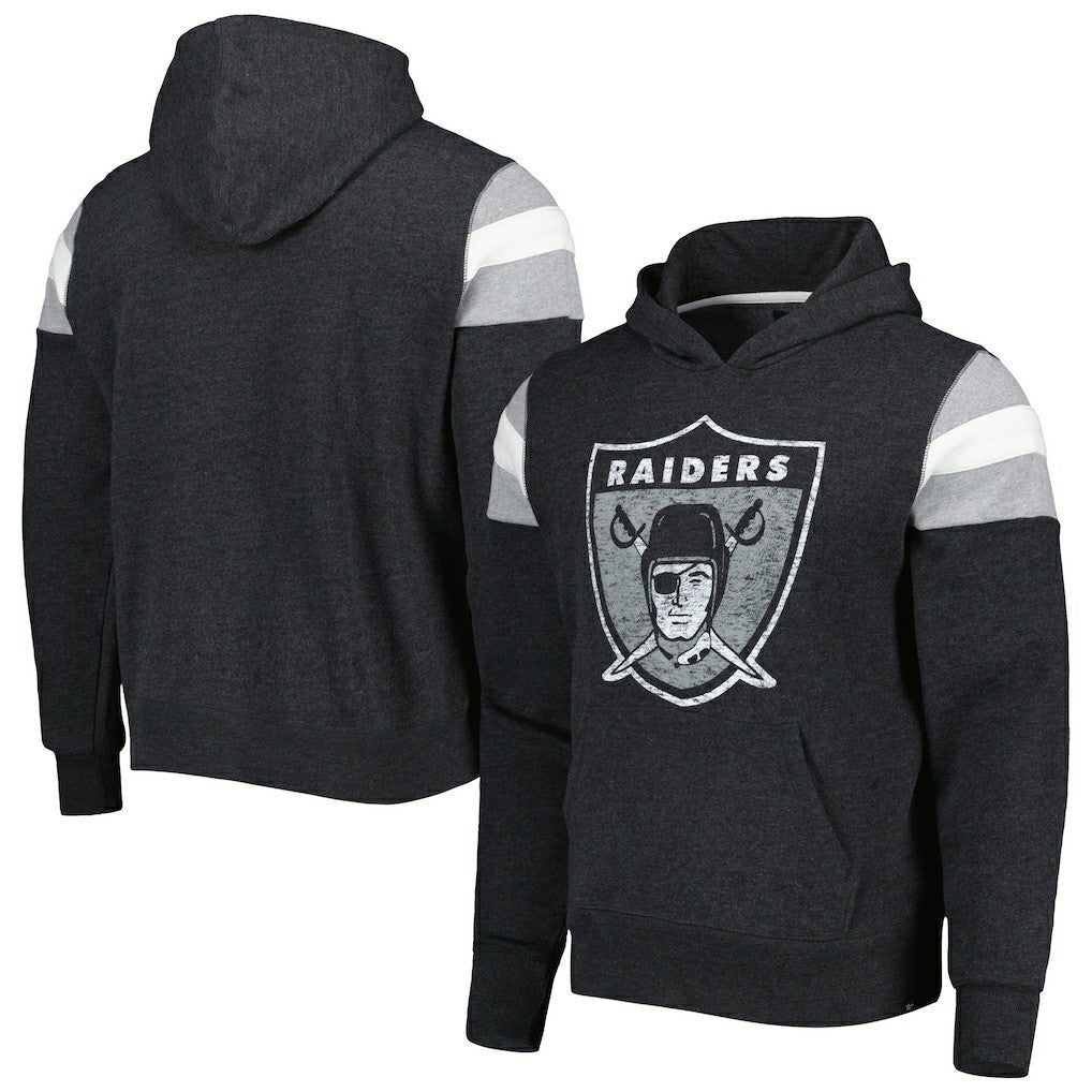 Las Vegas Raiders '47 Legacy Premier Nico Pullover Hoodie Black | 47 brand