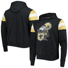 New Orleans Saints '47 Legacy Premier Nico Pullover Hoodie Black | 47 brand