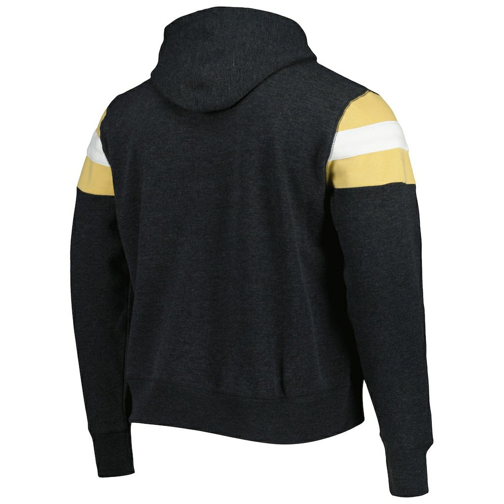 New Orleans Saints '47 Legacy Premier Nico Pullover Hoodie Black | 47 brand