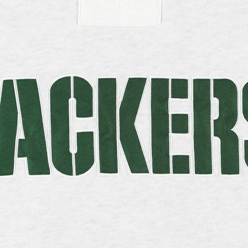 Green Bay Packers '47 Gridiron Lace-Up Pullover Hoodie Heather Gray | 47 brand