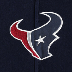 Houston Texans '47 Gridiron Lace-Up Pullover Hoodie Heather Gray | 47 brand
