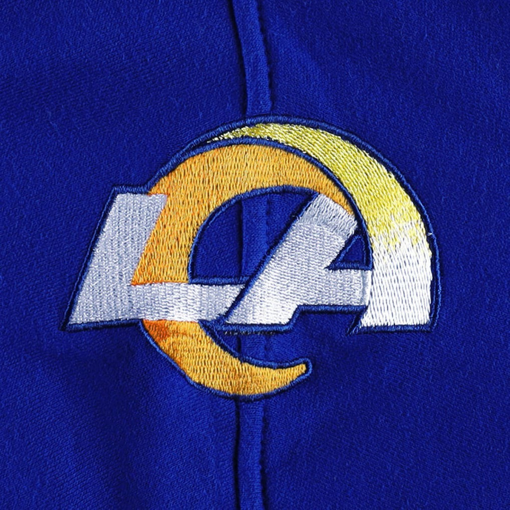 Los Angeles Rams '47 Gridiron Lace-Up Pullover Hoodie Heather Gray | 47 brand