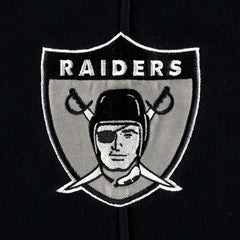 Las Vegas Raiders '47 Historic Logo Gridiron Lace-Up Pullover Hoodie Heather Gray | 47 brand