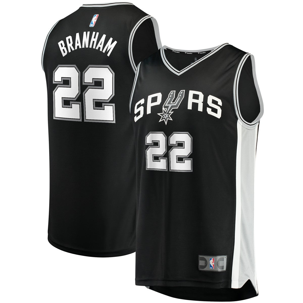 Malaki Branham San Antonio Spurs Fast Break Replica Player Jersey Icon Edition Black - NBA