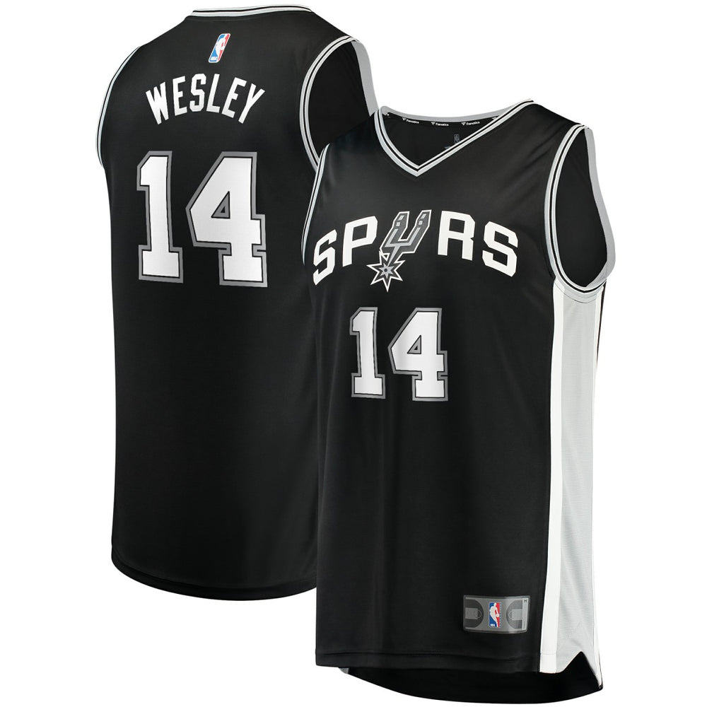 Blake Wesley San Antonio Spurs Fast Break Replica Player Jersey Icon Edition Black - NBA