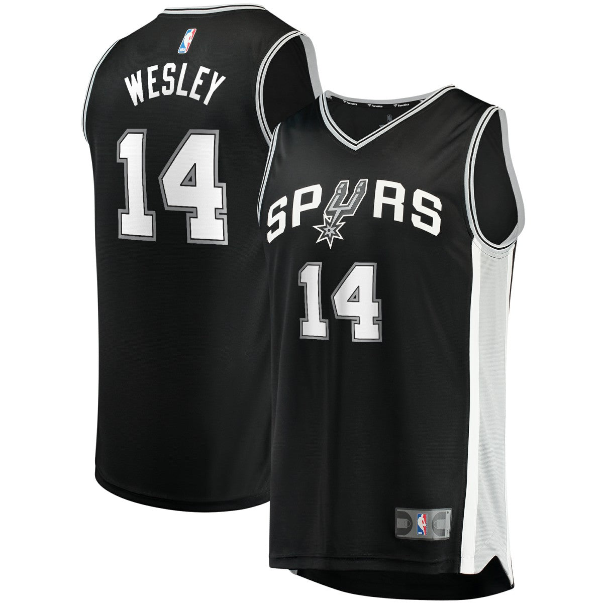 Blake Wesley San Antonio Spurs Fast Break Replica Player Jersey Icon Edition Black - NBA